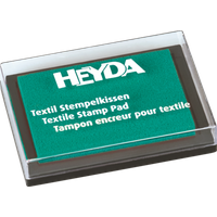 BRUNNEN 204888556 HEYDA Stempelkissen Textil, türkis von HEYDA