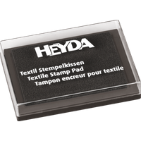 BRUNNEN 204888590 HEYDA Stempelkissen Textil, schwarz von HEYDA