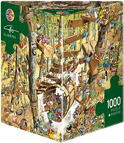 Heye 29568 - Dreieckspuzzle, Guiseppe, Calligaro Climbing, 1000 Teile Heye 29568 - Dreieckspuzzle, Guiseppe, Calligaro Climbing, 1000 Teile von HEYE Verlag GmbH