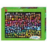 HEYE 29786 Doodle Rainbow Standard 1000 Teile von HEYE