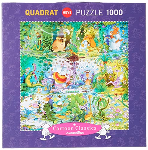 HEYE 29799 - Wildlife Square Puzzle, Guillermo Mordillo, 1000 Teile HEYE 29799 - Wildlife Square Puzzle, Guillermo Mordillo, 1000 Teile von Heye