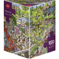HEYE 29838 Puzzle 1000 Teile Party Cats Triangular von HEYE