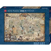 HEYE 29847 Puzzle 2000 Teile Pirate World Standard von HEYE