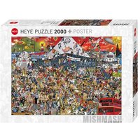 HEYE 298487 Puzzle 2000 Teile British Music History von HEYE