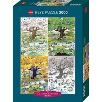 HEYE 298739 Puzzle 2000 Teile 4 Seasons, Blachon von HEYE