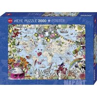 HEYE 299132 Puzzle 2000 Teile Quirky World von HEYE