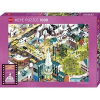 HEYE 299491 Puzzle 1000 Teile Tarantino Films, Movie Masters von HEYE