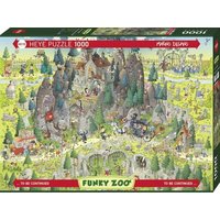 HEYE 299637 Puzzle 1000 Teile Transylvanian Habitat, Funky Zoo von HEYE