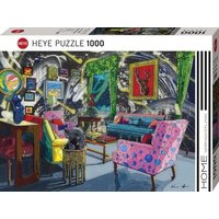 HEYE 299736 Puzzle 1000 Teile Room With Deer von HEYE