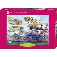 HEYE 299880 Puzzle 500 Teile Off On Holiday! von HEYE