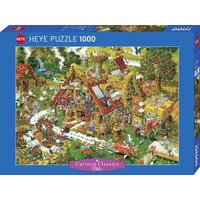 HEYE 299897 Puzzle 1000 Teile Funny Farm von HEYE