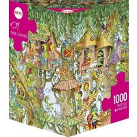 HEYE 299903 Puzzle 1000 Teile Tree Lodges von HEYE