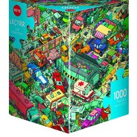 HEYE 300463 Puzzle 1000 Teile Car Cemetery von HEYE