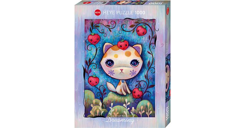 Puzzle Strawberry Kitty, Dreaming, 1.000 Teile von HEYE