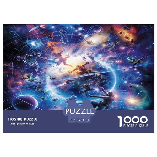 Milchstraße 1000 Teile, Impossible Puzzle,Geschicklichkeitsspiel Für Die Ganze Familie, Erwachsenenpuzzle Ab 14 Jahren Puzzel 1000pcs (75x50cm) von HEYLInUP