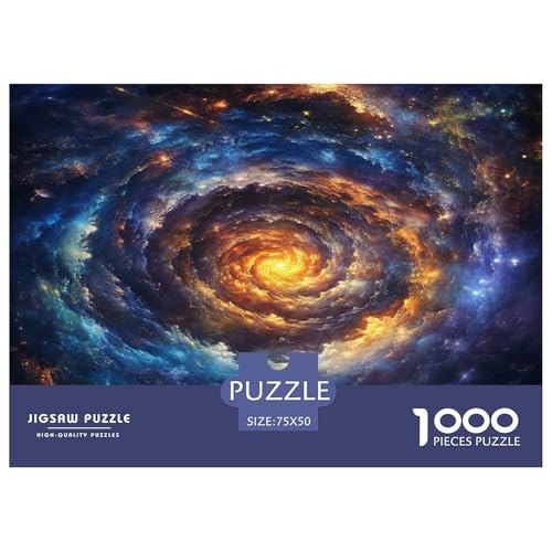 Wirbel 1000 Teile, Impossible Puzzle,Geschicklichkeitsspiel Für Die Ganze Familie, Erwachsenenpuzzle Ab 14 Jahren Puzzel 1000pcs (75x50cm) von HEYLInUP