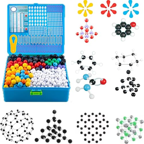 Molekülbaukasten,Molecular Chemistry Model Kit,Organische Chemie Molekülmodell Set,969PCS Chemiebaukasten Molekülbaukasten,für organische und anorganische Chemie Lernen Erhöhen der Weltraumfantasie Molekülbaukasten,Molecular Chemistry Model Kit,Organische Chemie Molekülmodell Set,969PCS Chemiebaukasten Molekülbaukasten,für organische und anorganische Chemie Lernen Erhöhen der Weltraumfantasie von HEYOUTH