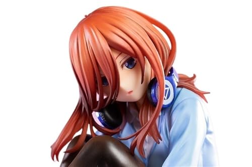 HEYSHENG 1/8 Nsfw Ecchi Hentai Anime Schreibtischmädchen Figur Süße Puppe Dekor Modell Cartoon Anime Girl Collection 21cm/8.3in(Black) von HEYSHENG