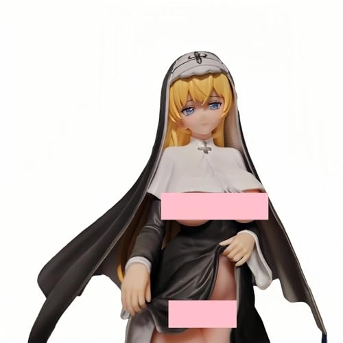 HEYSHENG Ecchi Anime Figuren Hentai Figur nsfw Nonnenserie Süße Mädchen Anime Mädchen Sammlung Figur Spielzeug Cartoon Sammlung 27cm/10.6in von HEYSHENG