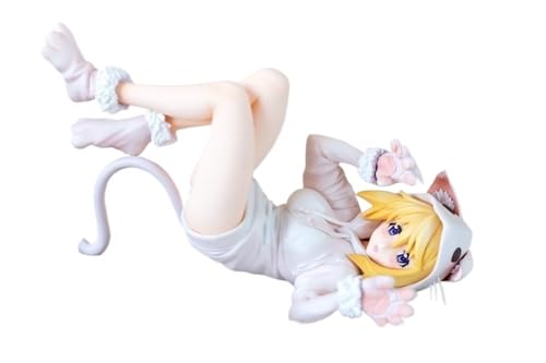 HEYSHENG Ecchi-Figur Nsfw LavraandCharlotte (Katzenohr-Pyjama-Version) Anime-Mädchen-Figur Hentaii-Figur Anime-Figur Mädchen 18+ Unzensierte Sammlung Geschenkmodell Spielzeug 21 cm(Pink) von HEYSHENG