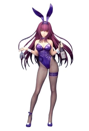 HEYSHENG Nsfw Ecchi Anime Figure 1/7 ScathachBunny Girl Cute Doll Decoration Model Cartoon Toy Figure Anime Girl Series 29cm/11.4in von HEYSHENG