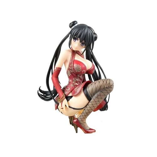 HEYSHENG Nsfw Ecchi Hentai Figur Home Decor Sammlerstück Anime Girl Collection Puppengeschenk 16,5 cm(Red) von HEYSHENG