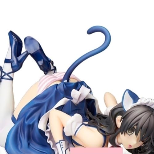 HEYSHENG Nsfw Ecchi Milkcat Actionfiguren Home Decor Sammlerstück Anime Figur Mädchen Sammlung Puppe Geschenk 18cm/7in(Blue) von HEYSHENG