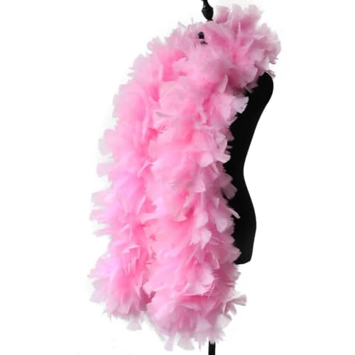 HFNCE Wunderschöne flauschige Boa aus Rosen, natürliche Truthahnfederboa, 2 Meter, Karnevals- und Bühnenkleidung, Nähzubehör, 200 Gramm – Dunkelrosa – 200 Gramm, 2 M HFNCE Wunderschöne flauschige Boa aus Rosen, natürliche Truthahnfederboa, 2 Meter, Karnevals- und Bühnenkleidung, Nähzubehör, 200 Gramm – Dunkelrosa – 200 Gramm, 2 M von HFNCE