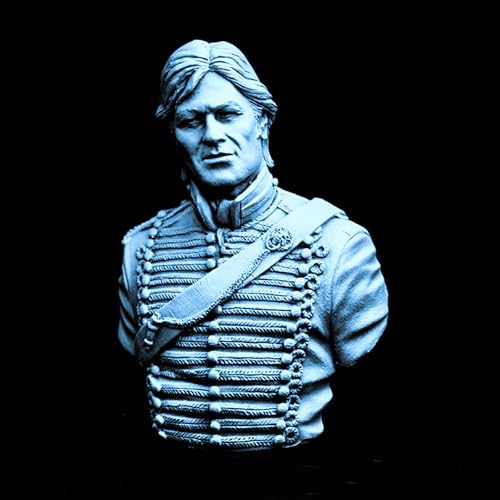 HFVUYAR 1/10 Ancient French Military Commander Resin Bust Model Kit Unbemaltes und unmontiertes Resin Modell // h6J4S1 von HFVUYAR