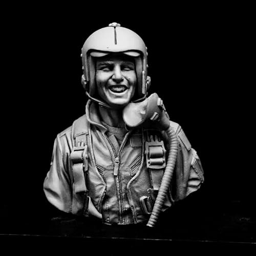 HFVUYAR 1/10 WWII US Soldier Resin Bust Soldier Model Kit Unbemalt und unmontiert Figur Resin Model Kit //A6D7Z1 von HFVUYAR