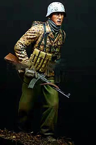 HFVUYAR 1/16 WWII German Soldier Resin Model KitUnpainted and Unassembled Soldier Resin Model Kit //V8b7J2 von HFVUYAR