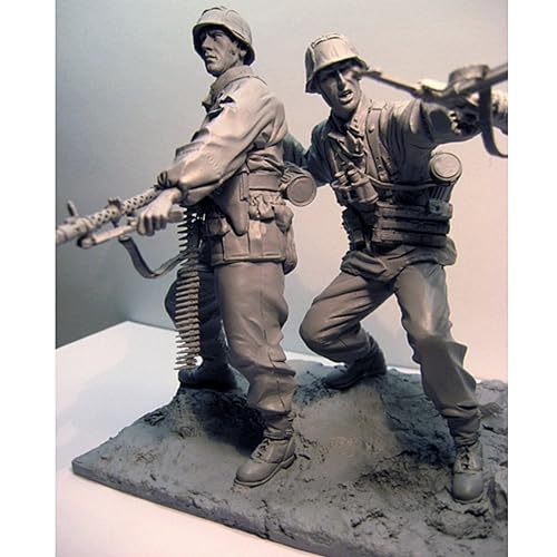 HFVUYAR 1/16 WWII German Soldier Resin Soldier Model Kit Unbemalte und unmontierte Figur Resin Model Kit //A7D3Z1 von HFVUYAR