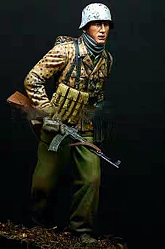 HFVUYAR 1/16 WWII German Soldier Resin Soldier Modellbausatz unbemalt und unmontiert Figur Resin Modellbausatz //A7D3Z2 von HFVUYAR