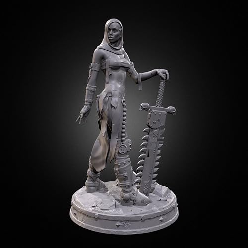 HFVUYAR 1/24 Ancient Female Samurai Resin Model Kit Unbemalt und unmontiert Soldat Resin Model Kit //V9b0J7 von HFVUYAR