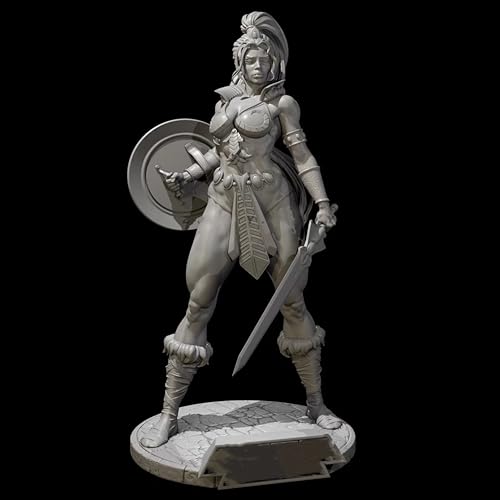 HFVUYAR 1/24 Ancient Female Samurai Warrior Resin Model Kit Unbemalt und unmontiert Soldier Resin Model Kit // K8c5O10 von HFVUYAR