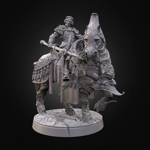 HFVUYAR 1/24 Ancient Hell Knight Resin Soldier Kit Unbemalte und unmontierte Figur Resinmodellbausatz //A7D5Z2 von HFVUYAR