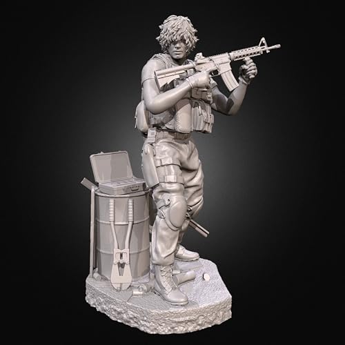 HFVUYAR 1/24 Sci-Fi Agent Soldier Resin Soldier Modellbausatz Unbemalt und unmontierte Figur Resin Modellbausatz //A7D4Z5 HFVUYAR 1/24 Sci-Fi Agent Soldier Resin Soldier Modellbausatz Unbemalt und unmontierte Figur Resin Modellbausatz //A7D4Z5 von HFVUYAR