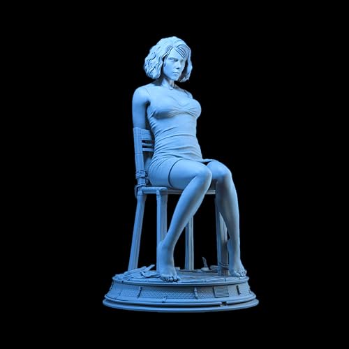 HFVUYAR 1/24 Sci-Fi Agentin Kriegerin Resin Modellbausatz unbemalt und unmontiert Soldat Resin Modellbausatz //V9b3J2 von HFVUYAR