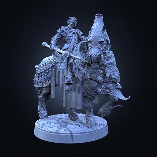 HFVUYAR 1/35 Antiker Höllenritter Resin Modellbausatz Unbemalter und unmontierter Soldat Resin Modellbausatz //V9b6J9 von HFVUYAR