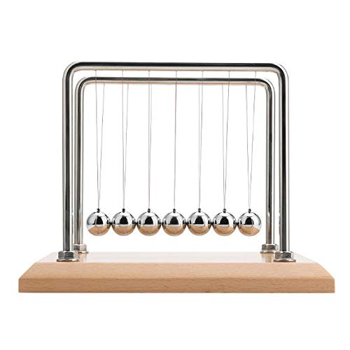 Newton-Wiege, Balance-Ball mit 7 Kugeln, Holzsockel, Metallschmuck, Büro-Dekompressionsdekoration, mentales Puzzle, Schreibtischspielzeug, Newton, Wohnzimmer, Wohnzimmer und Büro, Schaukelball Newton-Wiege, Balance-Ball mit 7 Kugeln, Holzsockel, Metallschmuck, Büro-Dekompressionsdekoration, mentales Puzzle, Schreibtischspielzeug, Newton, Wohnzimmer, Wohnzimmer und Büro, Schaukelball von HGFSGGGREEHY