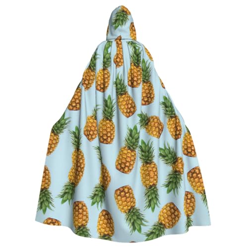 Ananas. Umhang mit Kapuze für Erwachsene, für Damen und Herren, Halloween-Kostüme, Weihnachten, Cosplay von HGFVY
