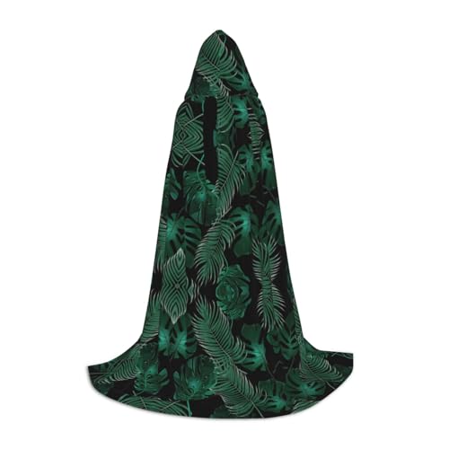 Bananenblatt-grüner Halloween-Kapuzenumhang, Kostüm, Karneval, Kapuzenumhang, Halloween-Kostüme, Weihnachten, Cosplay von HGFVY