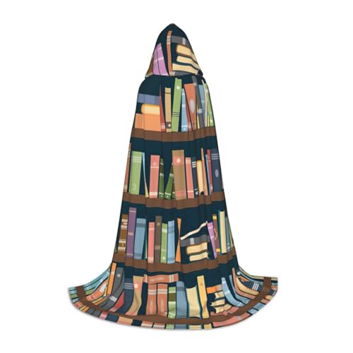 Cartoon-Bücherregal, Bücherwurm, Halloween, Kapuzenumhang, Kostüm, Karneval, Kapuzenumhang, Halloween-Kostüme, Weihnachten, Cosplay Cartoon-Bücherregal, Bücherwurm, Halloween, Kapuzenumhang, Kostüm, Karneval, Kapuzenumhang, Halloween-Kostüme, Weihnachten, Cosplay von HGFVY