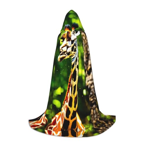 Clever Giraffe Halloween-Kapuzenumhang, Kostüm, Karneval, Kapuzenumhang, Halloween-Kostüme, Weihnachten, Cosplay Clever Giraffe Halloween-Kapuzenumhang, Kostüm, Karneval, Kapuzenumhang, Halloween-Kostüme, Weihnachten, Cosplay von HGFVY