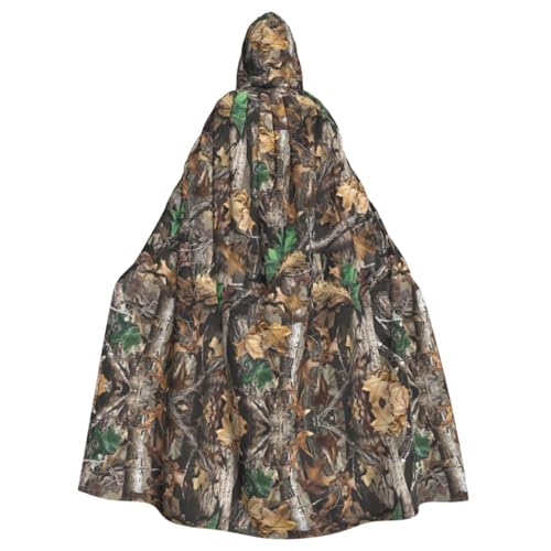 Cold Tree Camouflage-Umhang für Erwachsene, mit Kapuze, für Damen und Herren, Halloween-Kostüme, Weihnachten, Cosplay Cold Tree Camouflage-Umhang für Erwachsene, mit Kapuze, für Damen und Herren, Halloween-Kostüme, Weihnachten, Cosplay von HGFVY