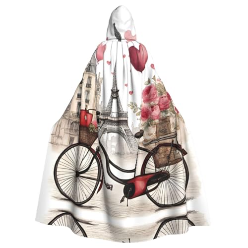 HGFVY Love Paris Turm Kaffee Wein Parfüm Fahrrad Herz Umhang Erwachsene Kapuzenumhang für Damen Herren Halloween Kostüme Weihnachten Cosplay Schwarz HGFVY Love Paris Turm Kaffee Wein Parfüm Fahrrad Herz Umhang Erwachsene Kapuzenumhang für Damen Herren Halloween Kostüme Weihnachten Cosplay Schwarz von HGFVY