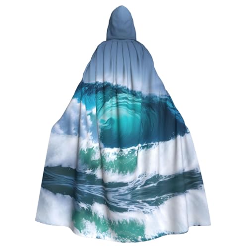 HGFVY Ocean Wave Umhang mit Kapuze für Erwachsene für Damen und Herren, Halloween-Kostüme, Weihnachten, Cosplay, Schwarz HGFVY Ocean Wave Umhang mit Kapuze für Erwachsene für Damen und Herren, Halloween-Kostüme, Weihnachten, Cosplay, Schwarz von HGFVY