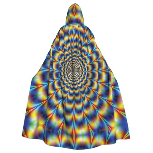 HGFVY Spirale optische Täuschung Gif Umhang Erwachsene Kapuzenumhang für Damen Herren Halloween Kostüme Weihnachten Cosplay Schwarz HGFVY Spirale optische Täuschung Gif Umhang Erwachsene Kapuzenumhang für Damen Herren Halloween Kostüme Weihnachten Cosplay Schwarz von HGFVY