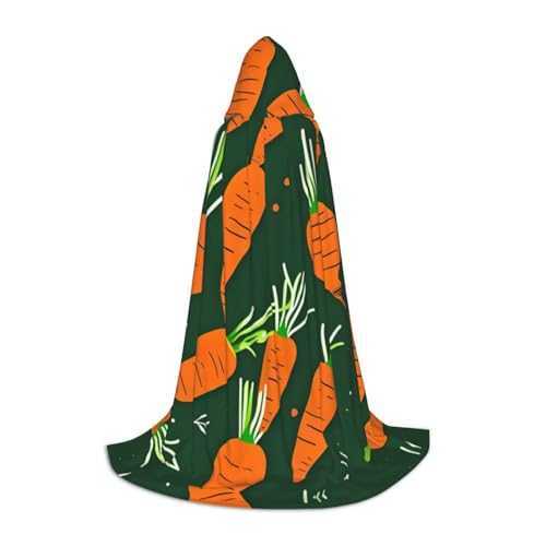 Halloween-Kapuzenumhang mit Karottenmotiv, Karneval, Kapuzenumhang, Halloween-Kostüme, Weihnachten, Cosplay Halloween-Kapuzenumhang mit Karottenmotiv, Karneval, Kapuzenumhang, Halloween-Kostüme, Weihnachten, Cosplay von HGFVY