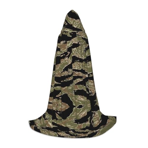 Halloween-Kapuzenumhang mit Tigerstreifen, Camouflage, Karneval, Kapuzenumhang, Halloween-Kostüme, Weihnachten, Cosplay Halloween-Kapuzenumhang mit Tigerstreifen, Camouflage, Karneval, Kapuzenumhang, Halloween-Kostüme, Weihnachten, Cosplay von HGFVY